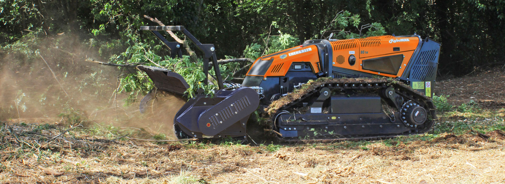 Energreen RoboMAX Remote Controlled Forestry Mulcher for Sale