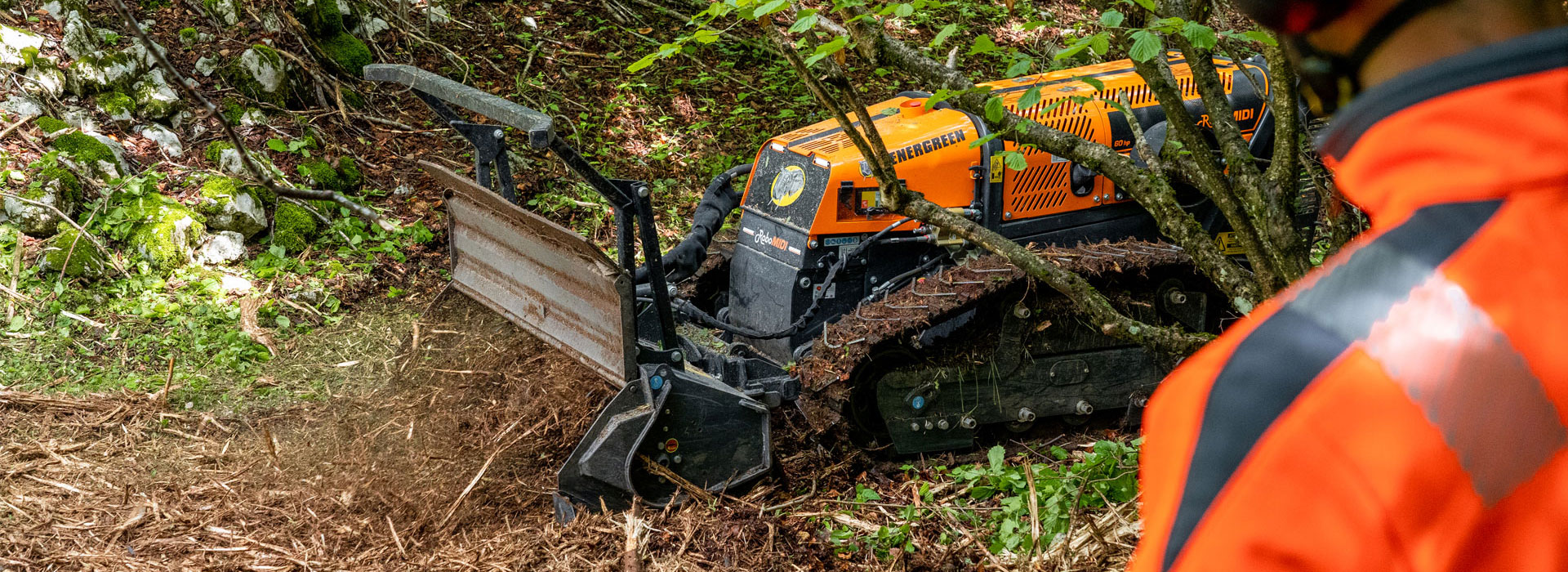 Energreen RoboMidi Forestry Head Attachment